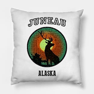 One More Time In Juneau Pillow