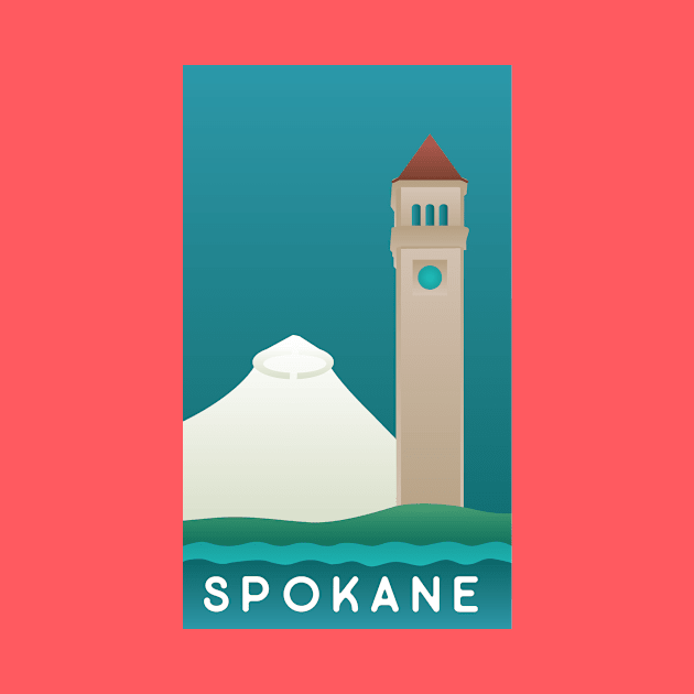 Spokane Poster by SkySlate