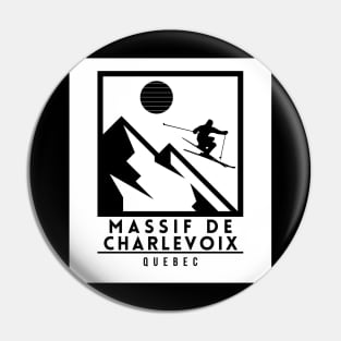 Massif de Charlevoix ski - Quebec Pin