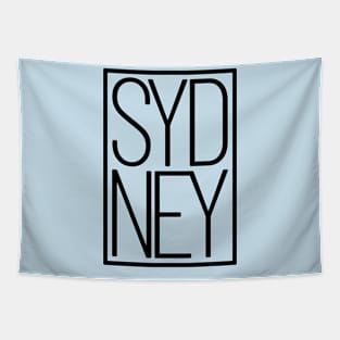 Cool Retro Sydney Australia Souvenir Typography Travel Gift Tapestry