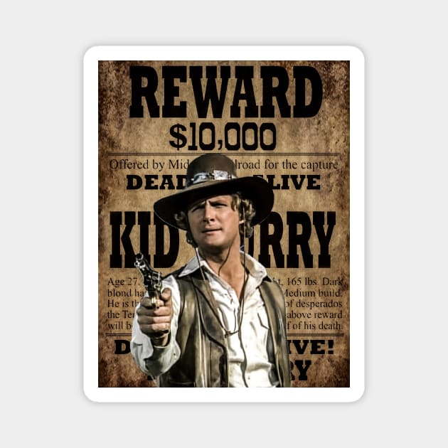 WANTED: Kid Curry $10,000 Magnet by WichitaRed