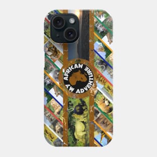 My African Adventure Wildlife Collage Phone Case