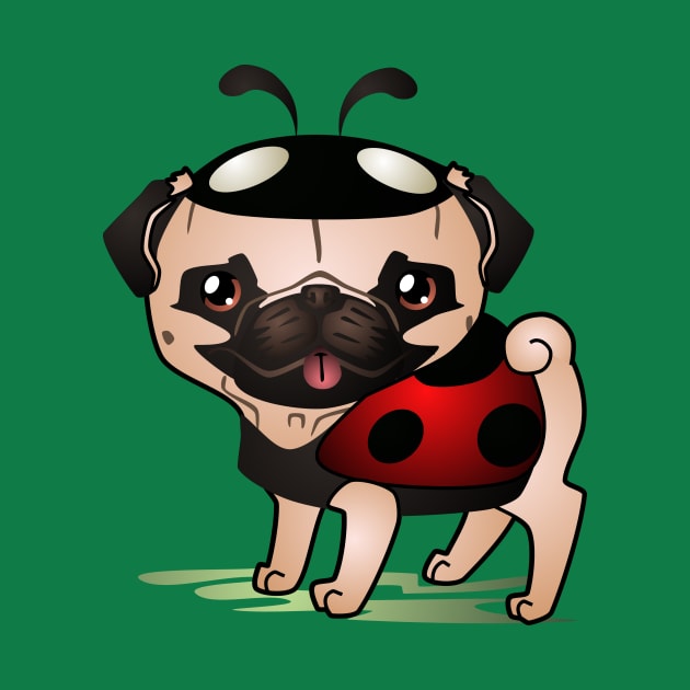 Lady Pug by LyddieDoodles