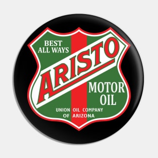 Aristo Motor Oil vintage sign reproduction Pin