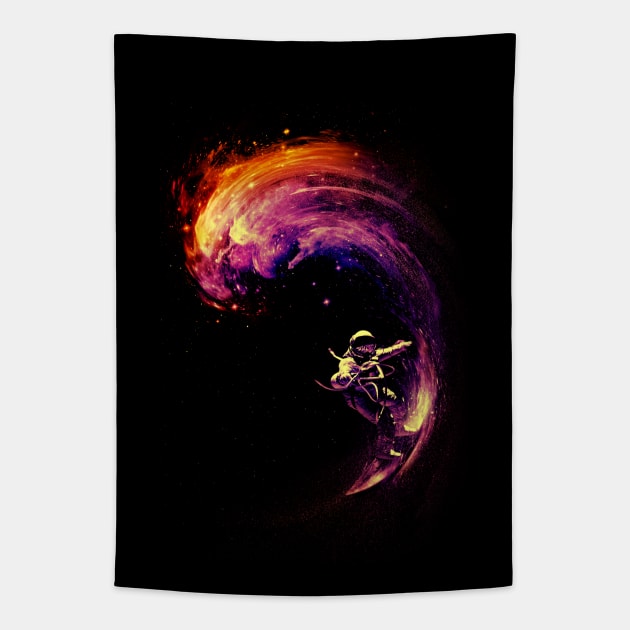 Space Surfing Tapestry by nicebleed