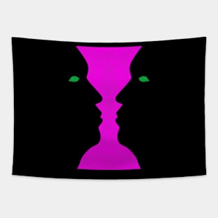 Vase Face Tapestry