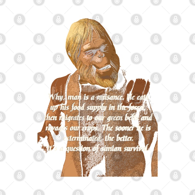 The Wisdom of Dr. Zaius - from Planet of the Apes by woodsman