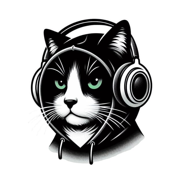 Emo Kitty with Beats by Shawn's Domain