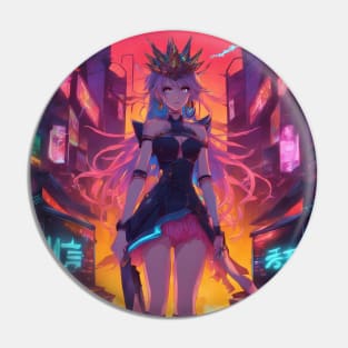 anime adventure villain girl pose Pin