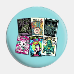 Retro Gig Posters - FAITH COLLECTION Pin