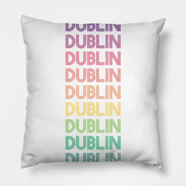 Dublin Pillow by RainbowAndJackson