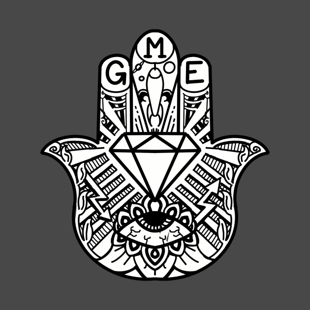 Diamond Hamsa by amestopleeze