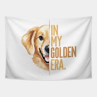 In My Golden Era Golden Retriever Lover Tapestry