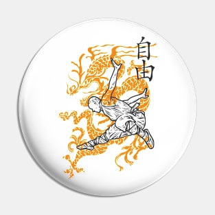 Kung Fu Dragon Pin