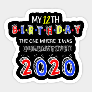 12th Birthday Ideas Stickers Teepublic