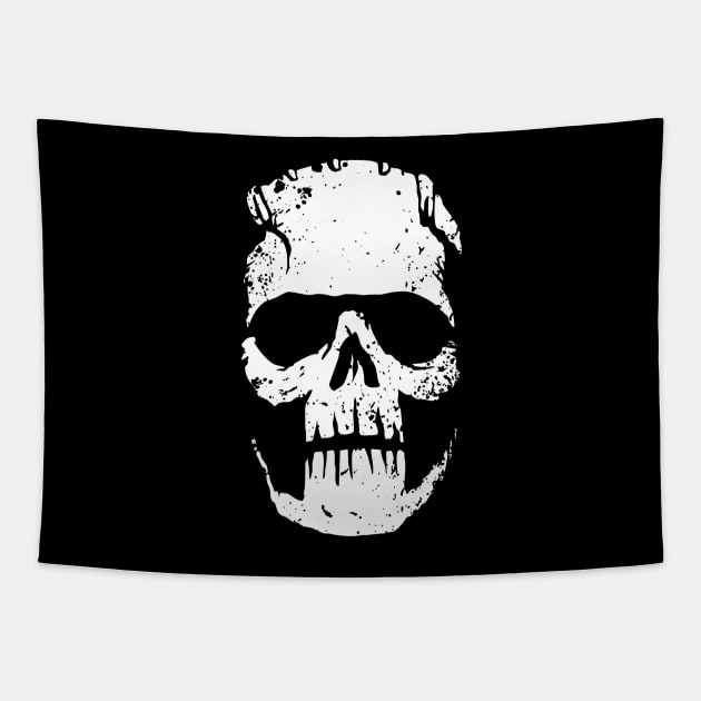 FrankenSkull Tapestry by Samhain1992