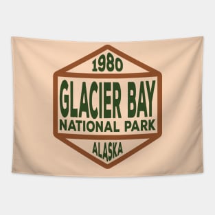 Glacier Bay National Park & National Preserve badge Tapestry