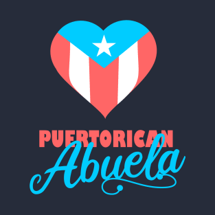 Puerto Rican Abuela Boricua Flag Grandma Gifts T-Shirt