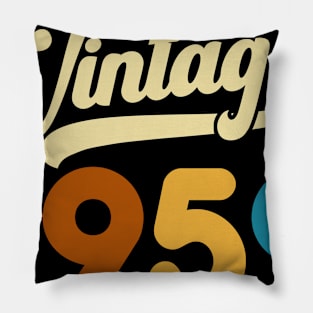 1959 Vintage Gift 61st Birthday Retro Style Pillow