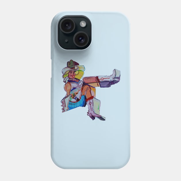 Vegas Cowgirl Phone Case by SPINADELIC