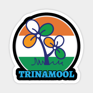 Trinamool Congress Party Logo Mamata West Bengal Politics Magnet