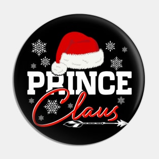 Prince Claus Xmas Light Santa Hat Christmas Ugly Pin