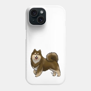 Dog - Finnish Lapphund - Brown Phone Case