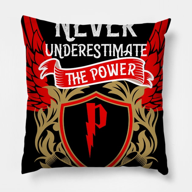 Never Underestimate The Power Peggy | Peggy First Name, Peggy Family Name, Peggy Surname Pillow by TuckerMcclainKNVUu