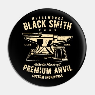 Black Smith Anvil Pin