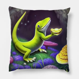 Gecko smile Pillow