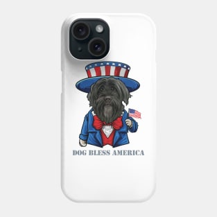 Portuguese Water Dog  Bless America Phone Case