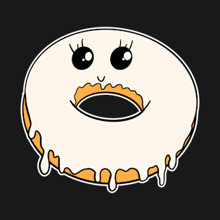 Glazed Donut Kawaii Dripping Glaze T-Shirt