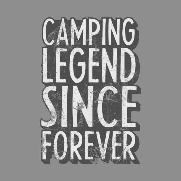 Camping legend since forever, retro camping, Retro Happy Camper, Funny Camping, Hiking Gift Cool Camp, gift for camper. by AdventureLife