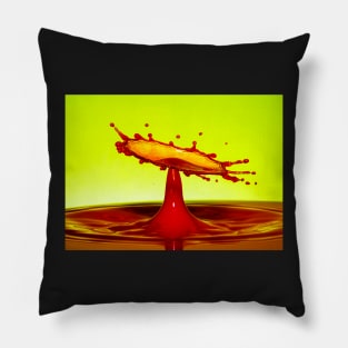 Stop Motion Red Splash Pillow