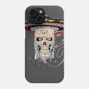 T-800 sugar skull Phone Case