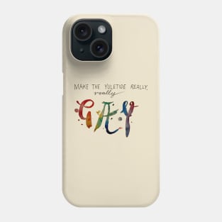 Watercolour queermas Phone Case