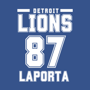 Detroit Lions Sam Laporta 87 American Football T-Shirt