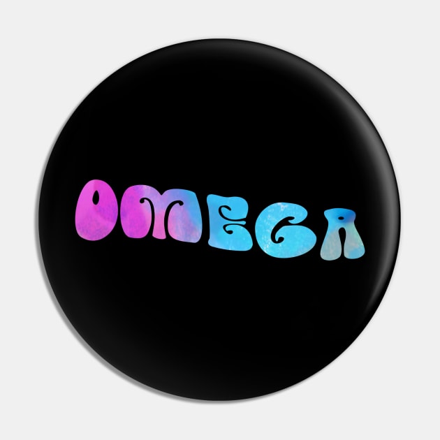 Omega Hippie Pin by lolosenese