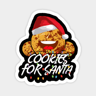 Funny Christmas Cookies For Santa Magnet