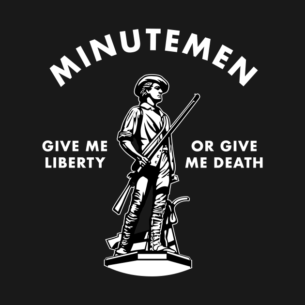 Minutemen 4th of July 1776 USA America by Super Fresh Art