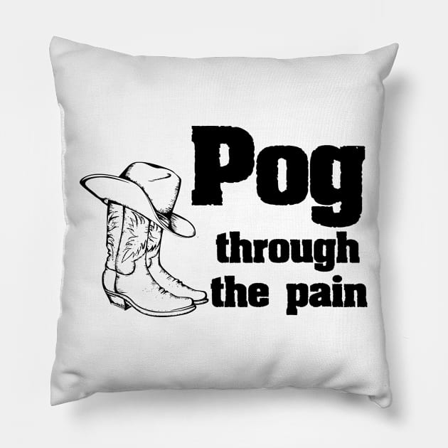 Pog Through The Pain Pillow by Color Fluffy