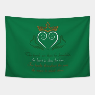 Claddagh Ring Tapestry