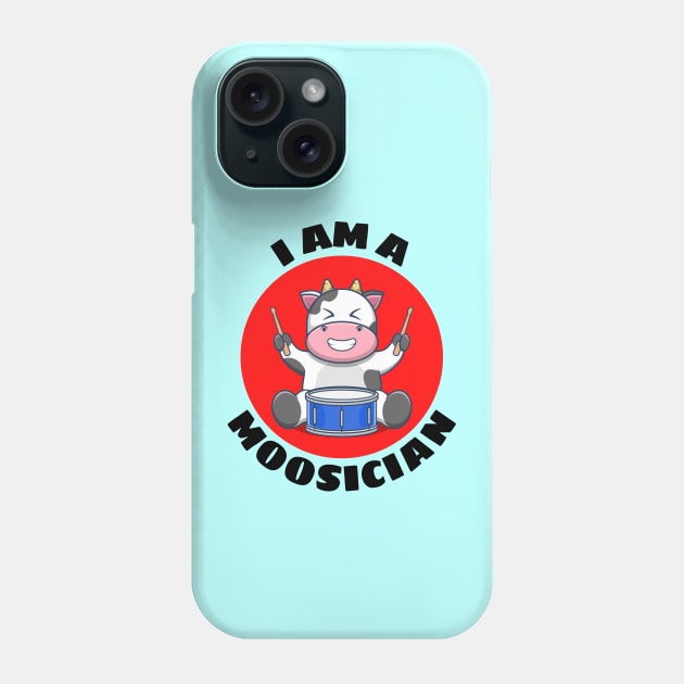 I Am A Moosician | Cow Pun Phone Case by Allthingspunny