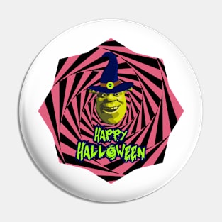 Funny Halloween Shrek Pin