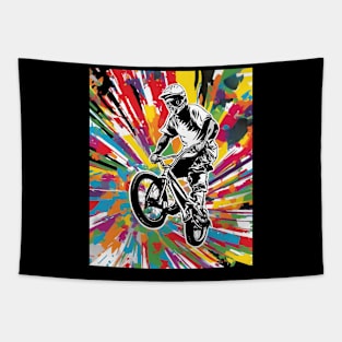 BMX Racer Tapestry