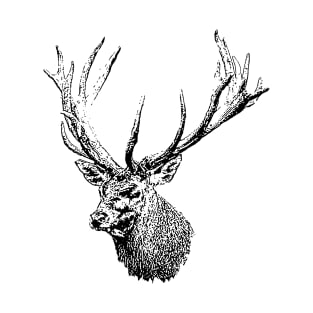 Red deer portrait T-Shirt