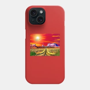 Monument Valley Sunset Phone Case