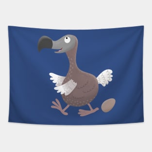 Funny dodo bird cartoon illustration Tapestry