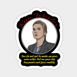 Rhea Seehorn Kim Wexler Better Call Saul Magnet for Sale by zdburrage