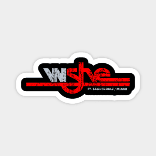 Wshe Miami Classic radio Magnet